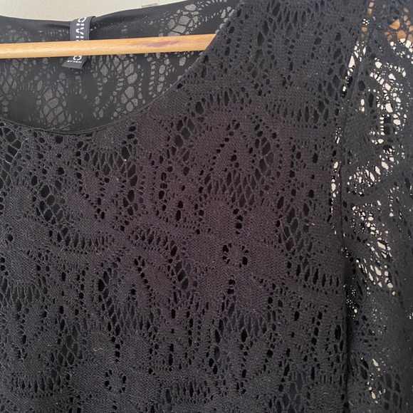 Half Lined Black H&M “Divided” High Quality Lace Dress - Picture 3 of 4